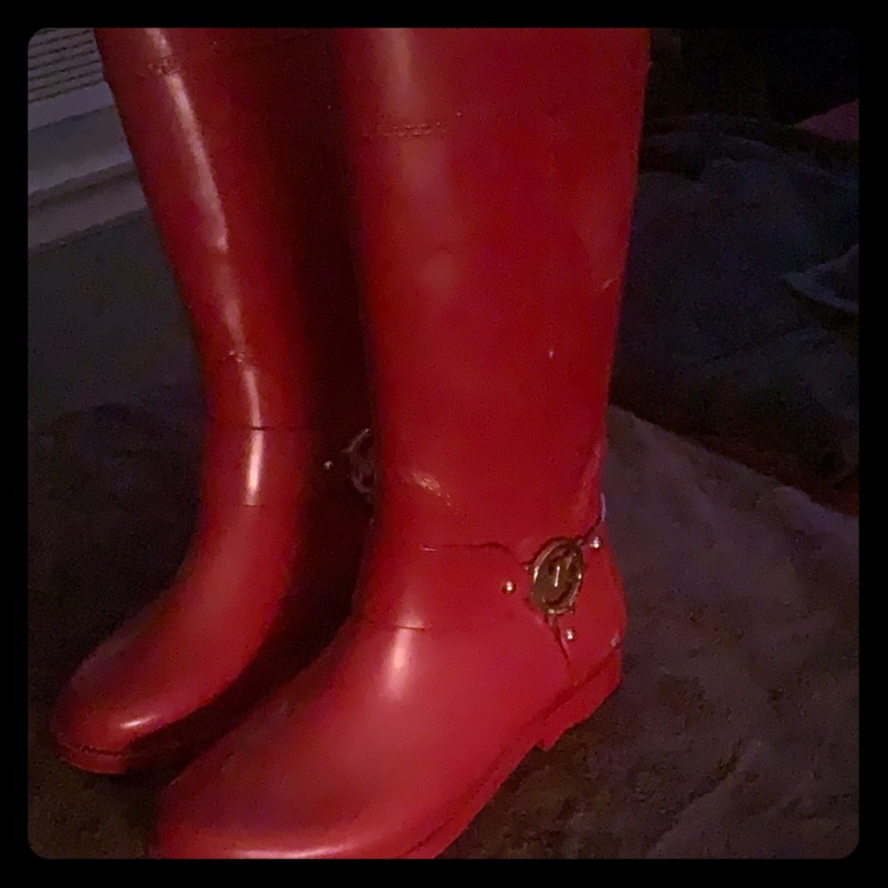 Michael Kors size 8 rain boots